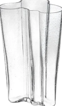 Aalto vase 201mm bobleglas klar