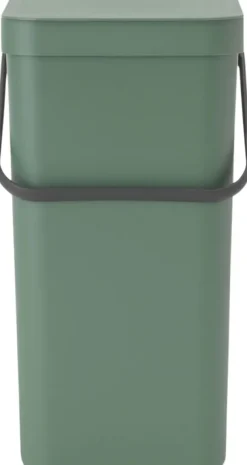 Affaldsspand m/låg sort. kon. 16 lt