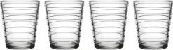 Aino Aalto 22cl glas - klar 4stk