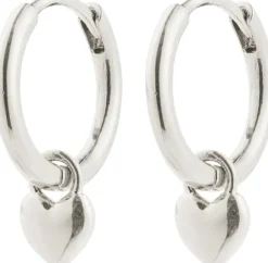 ALAIA earrings silver-plated