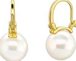 Alexandra Pearl Earrings - Gold