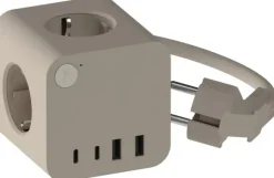 Ampie wired Kraftverk med flera uttag