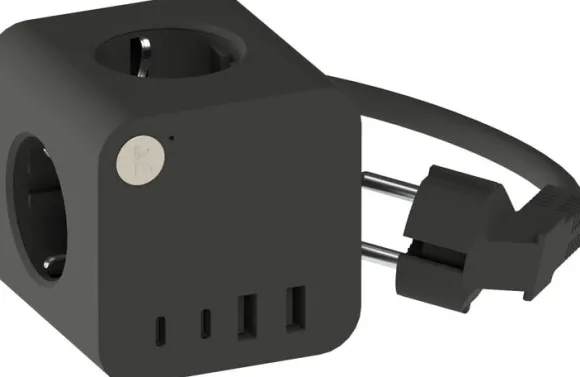Ampie wired Kraftverk med flera uttag