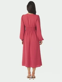 Annelie Solid Crepe Dress