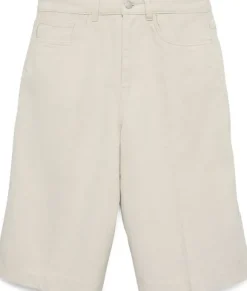 AWELIS HR ECRU DENIM SHORTS