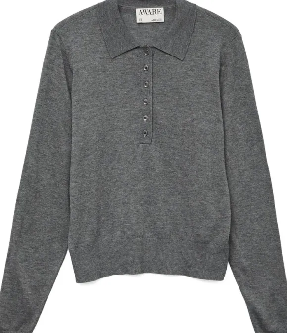 AWSIKITA LS O-NECK POLO KNIT NOOS