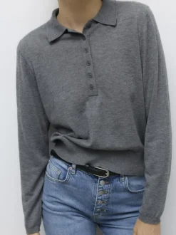 AWSIKITA LS O-NECK POLO KNIT NOOS