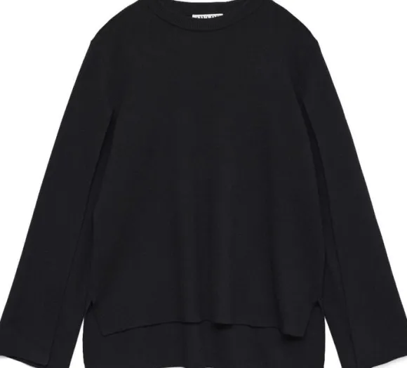 AWTHILDE LS O-NECK KNIT JUMPER
