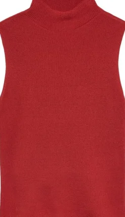 AWVITORIA SL HIGH NECK KNIT TOP