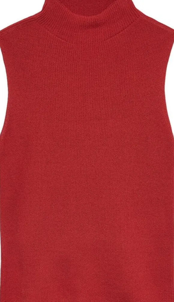 AWVITORIA SL HIGH NECK KNIT TOP
