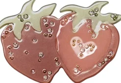 Baia Brooch Cranberry