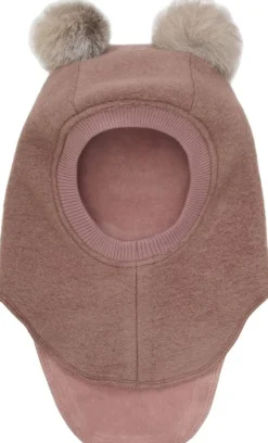 Balaclava Wool Alpaca Pompoms
