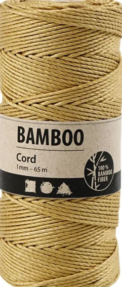 Bambussnor, tykkelse 1 mm.