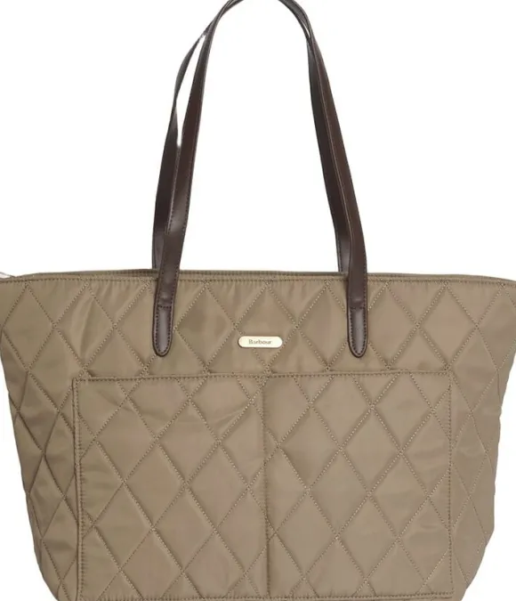 Barbour Quilted Tote Bag