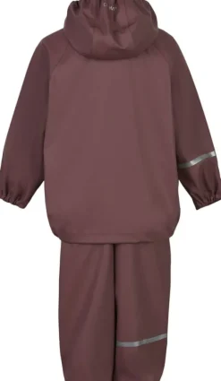 Basic rainwear set -solid PU