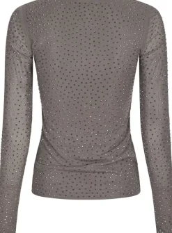 Basira Stone Mesh Blouse