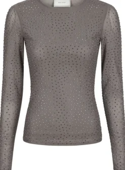 Basira Stone Mesh Blouse