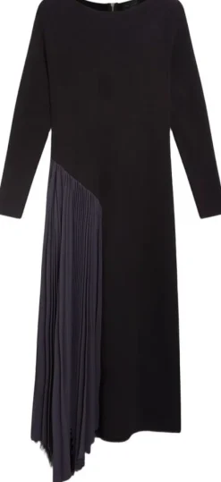 BELVIEE Long Sleeve Knit Midi Dress
