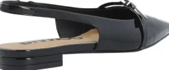 BIABARI Pointy Flat Slingback Faux Leather
