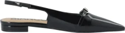 BIABARI Pointy Flat Slingback Faux Leather