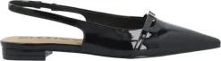 BIABARI Pointy Flat Slingback Faux Leather