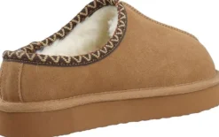 BIASNOW Flatform Binded Slip In Shoe Suede