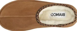 BIASNOW Flatform Binded Slip In Shoe Suede