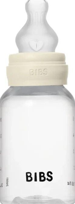 BIBS Baby Bottle Round Silicone 1 pack 150 ml Slow Flow Ivor
