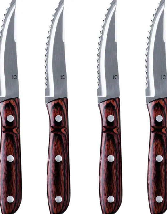 Biffkniv XL Old Farmer Classic 23,5 cm 4 stk. Tre/Stål