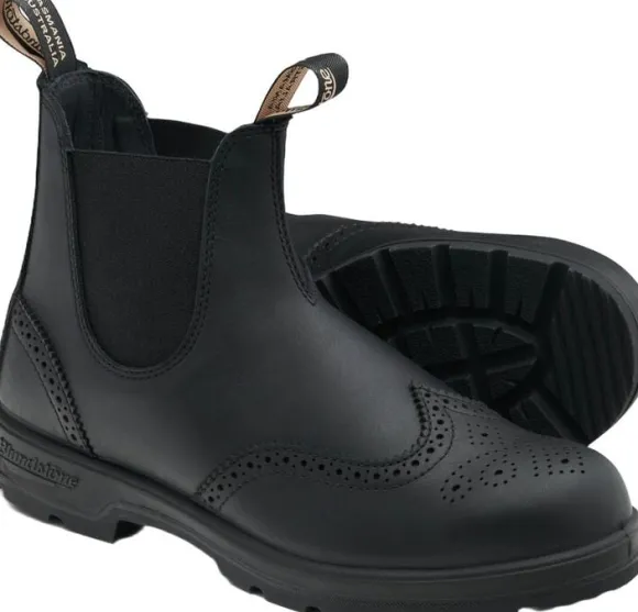 BL 2443 ELASTIC SIDED BROGUE BOOT