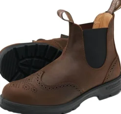 BL 2444 ELASTIC SIDED BROGUE BOOT