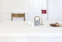 Bordflagstang med Norsk flag