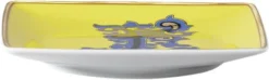 Bowl 12cm sq. flat, Holiday Alphabet E, Versace