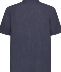 Box short sleeve linen shirt GOTS/Vegan
