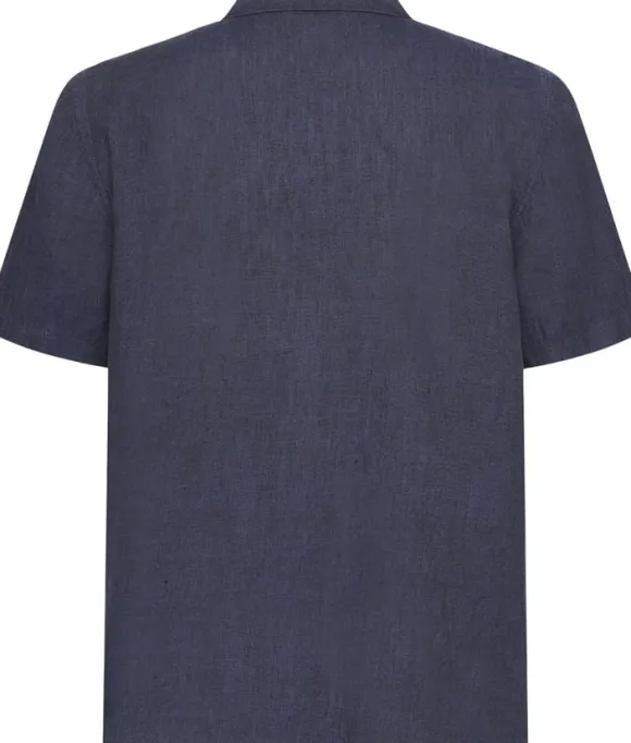 Box short sleeve linen shirt GOTS/Vegan