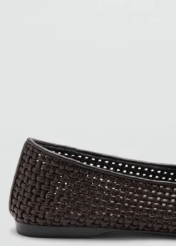 Braided ballerina flat