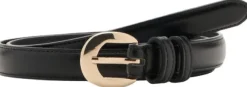 Buckle skinny belt