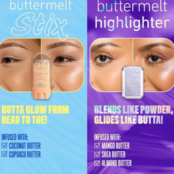 Buttermelt Glaze Highlighter Stix