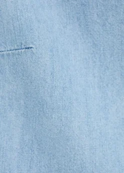 Buttoned denim gilet