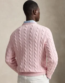 Cable-Knit Cotton Sweater