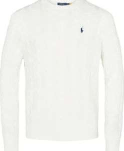 Cable-Knit Cotton Sweater