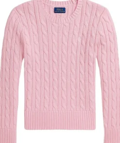 Cable-Knit Cotton Sweater