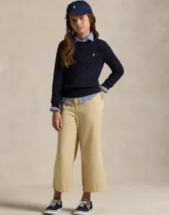 Cable-Knit Cotton Sweater