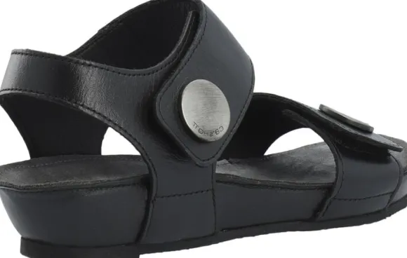 CASAVA Button Sandal Leather
