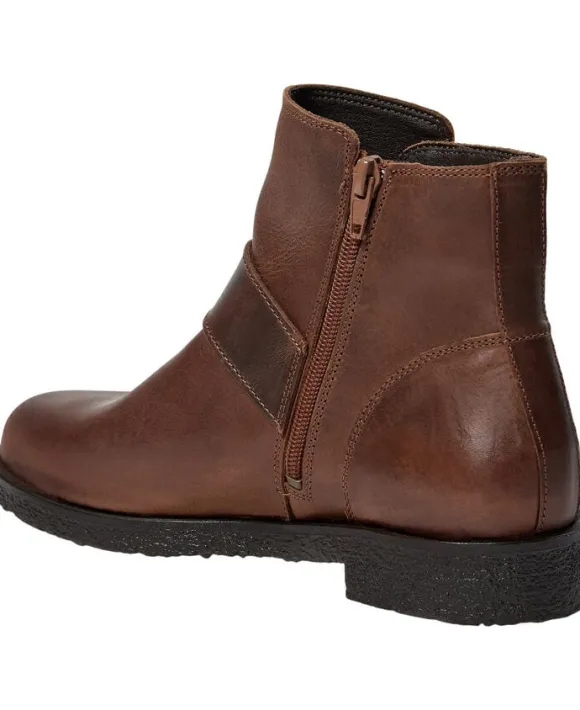 CASFREJA Low Biker Boot Pull Up Leather