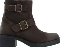 CASRIKKE Biker Boot W. Inside Zip Vintage Suede