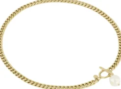 Chain necklace with pearl