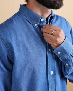 CHAMBRAY MEN'S BD SHIRT