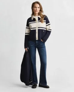 COLOR BLOCKED CARDIGAN