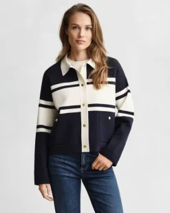 COLOR BLOCKED CARDIGAN